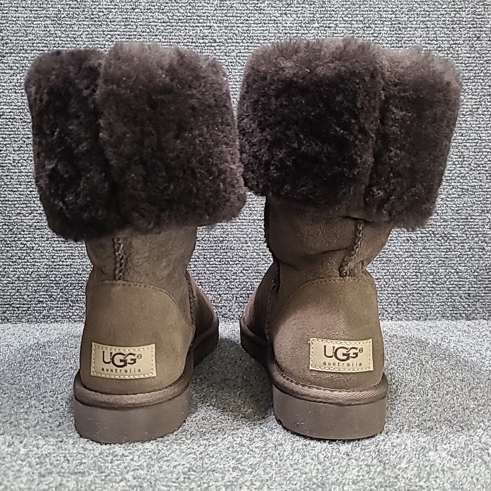 UGG Australia Classic Tall Brown Suede Boots Sheepskin Lining Womens US Size 7 - Picture 5 of 12